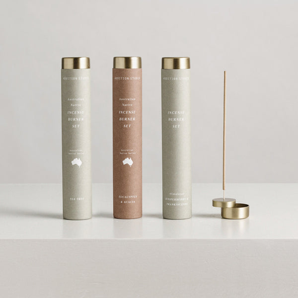 Australian Native Incense Burner Set - Juniperberry & Frankincense